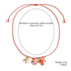 Oceanic Ceramics Alloy Pendant Necklaces h5
