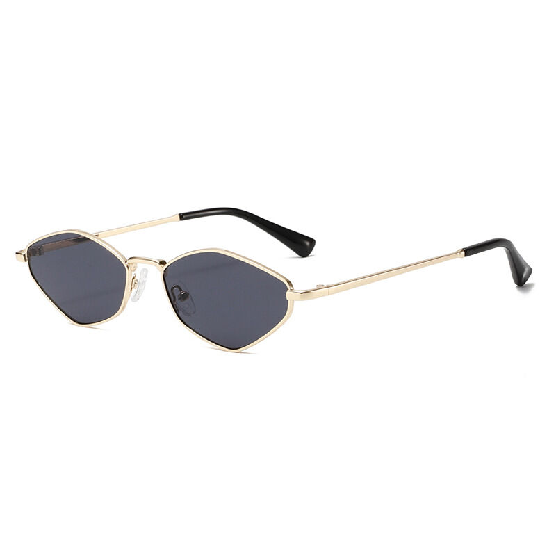 1 Pair Simple Series Casual Solid Color Metal Women's Sunglasses h5 