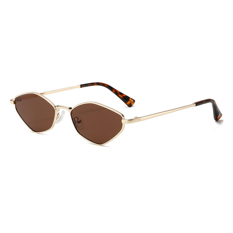 1 Pair Simple Series Casual Solid Color Metal Women's Sunglasses Picture7