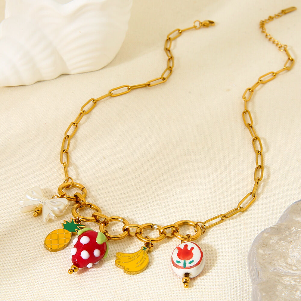Romantic Series Sweet Plant DIY Women's Pendant Necklaces