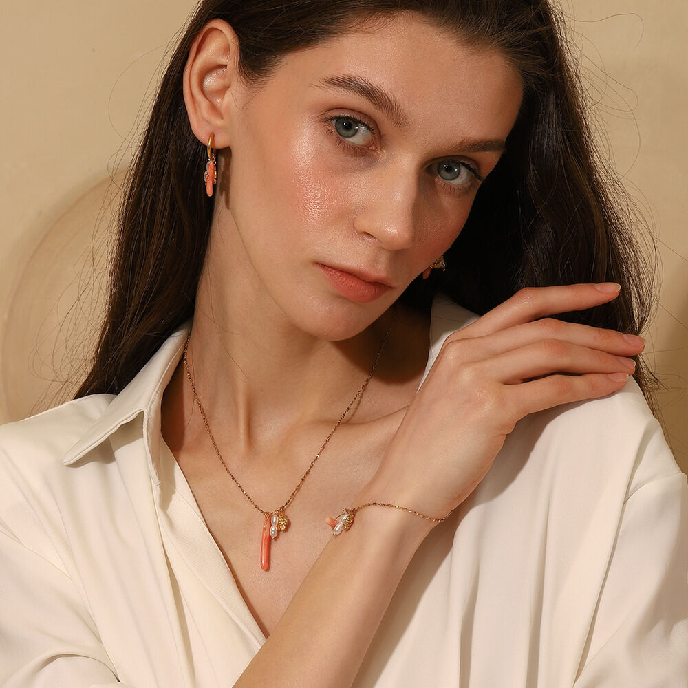 1 Piece Simple Series Daily Flower Stainless Steel Waterproof Women's Pendant Necklaces 2