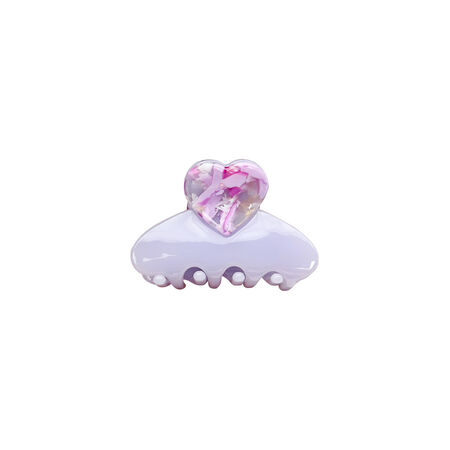 1 Piece Simple Series Heart Acetate Women's Hair Claws 2