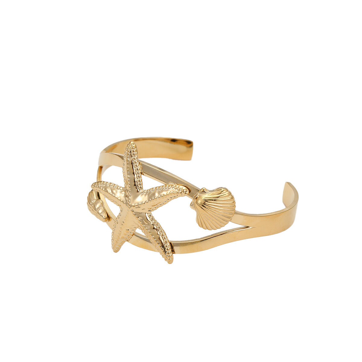 Romantische Serie Urlaub Geometrische Edelstahl Wasserdichte Damenarmbänder h5 Bild5