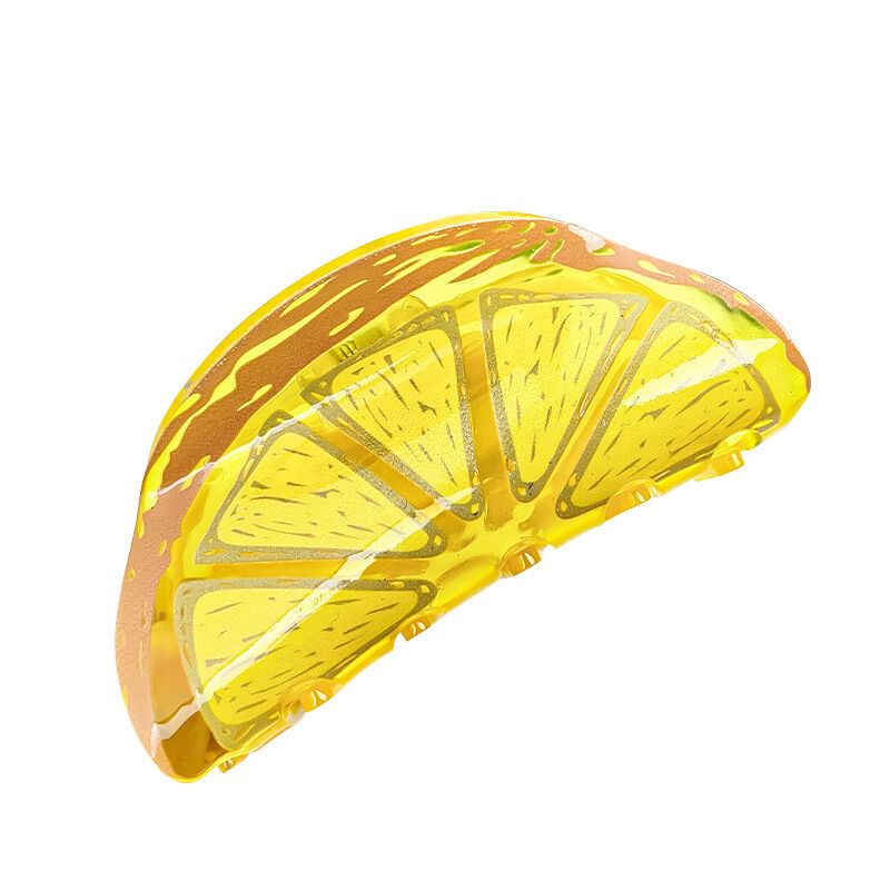 1 Stück Acetat-Haarklammern im Fresh-Style der Fruit Series für Damen Bild2