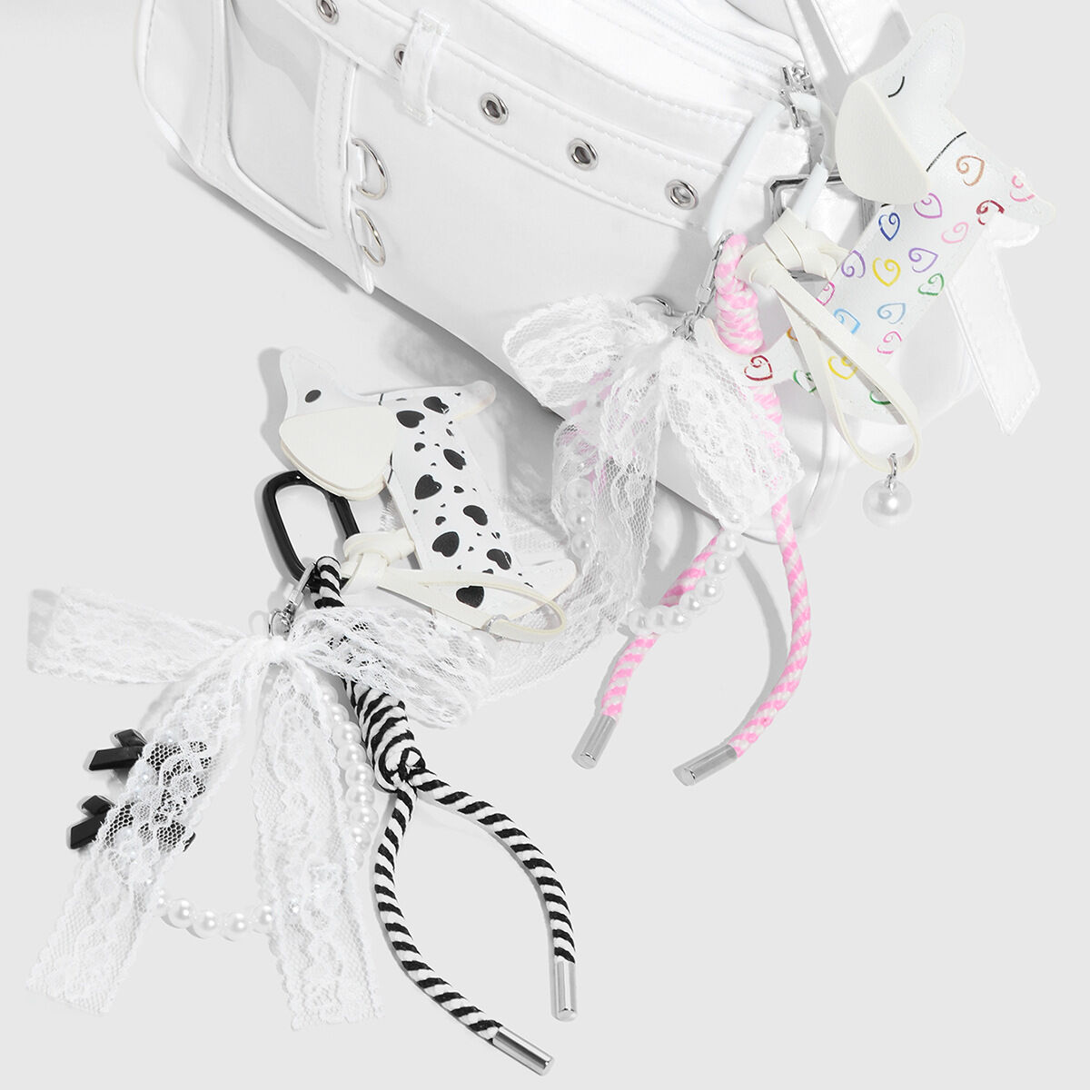 Cute Dog Alloy Bag Charms
