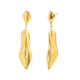 High Heels Pendant Earrings-Gold