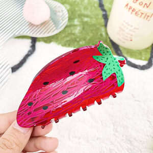 1 Stück Acetat-Haarklammern im Fresh-Style der Fruit Series für Damen h5 Bild5