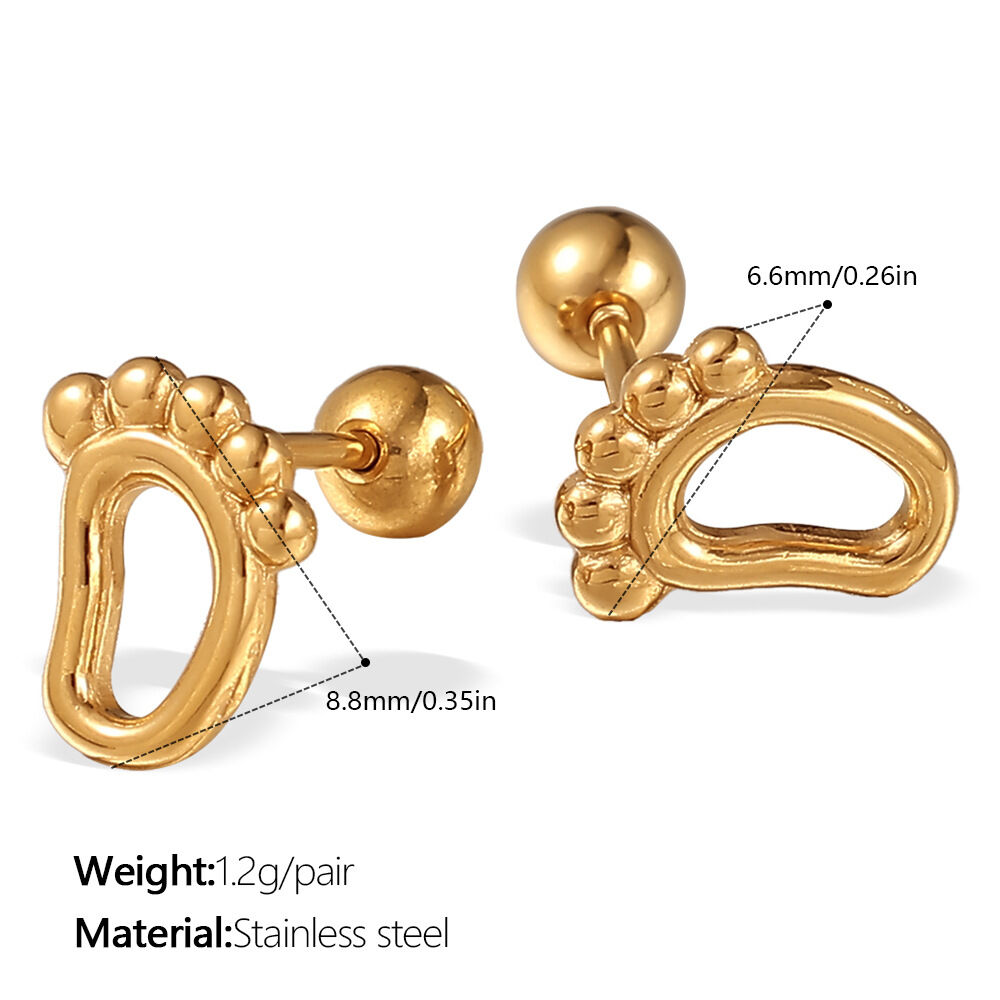 Eh1010G Piercing Gold Earrings Picture6