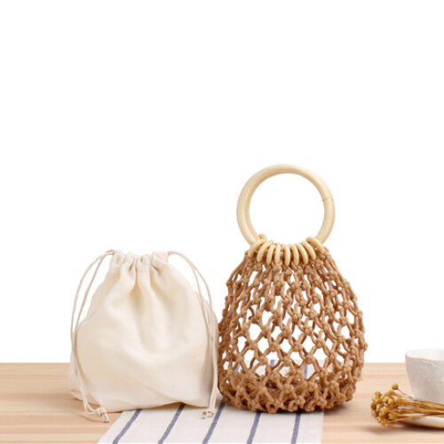 Strand-Style-Netzclutches Strandtasche h5Bild2