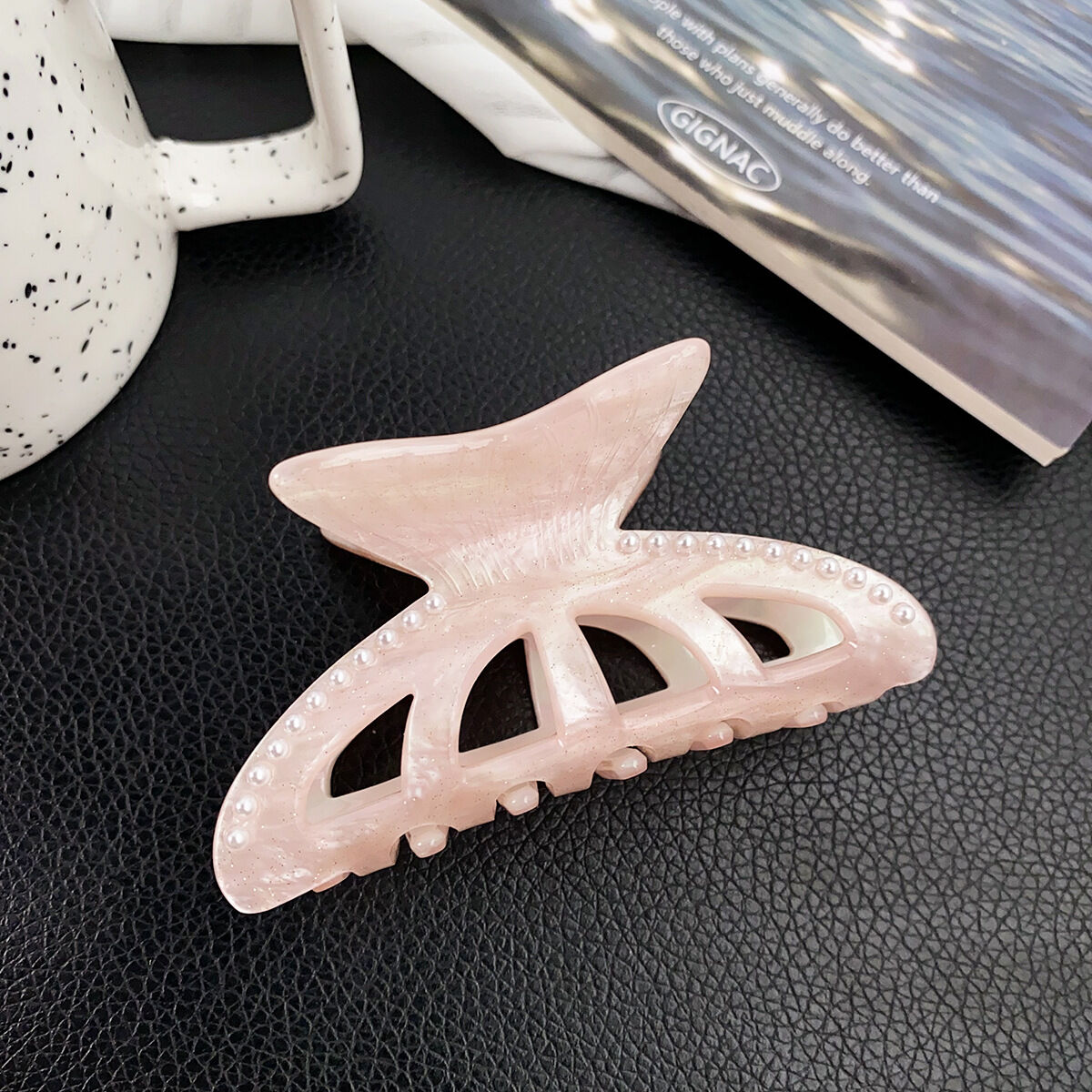 Simple Series Casual Solid Color Acrylic Women's Hair Claws h5 