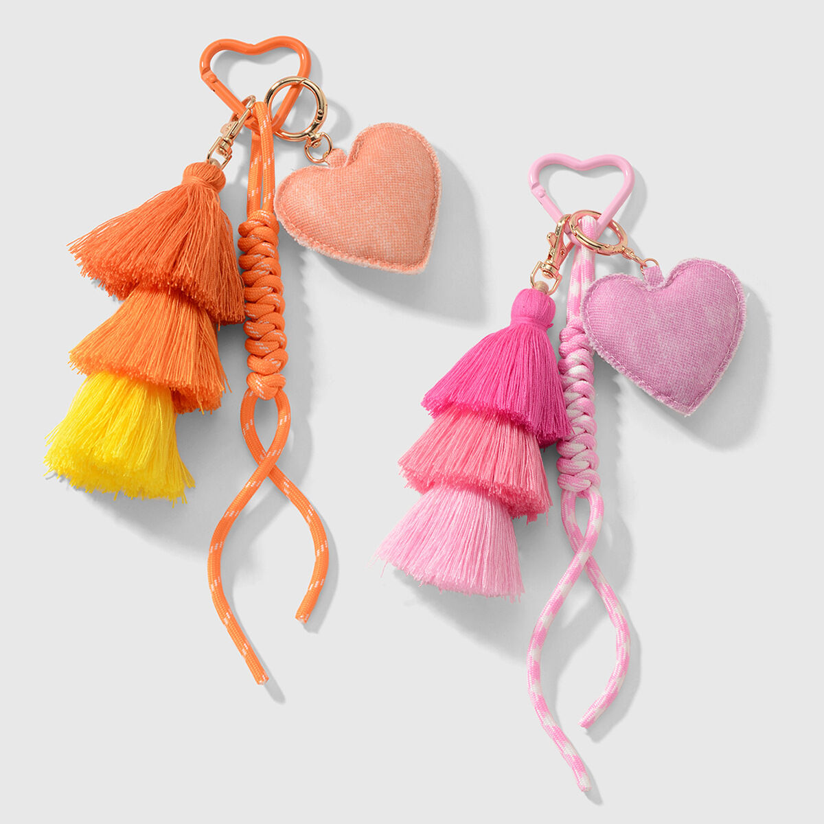 Tassels Heart Alloy Bag Charms Picture3