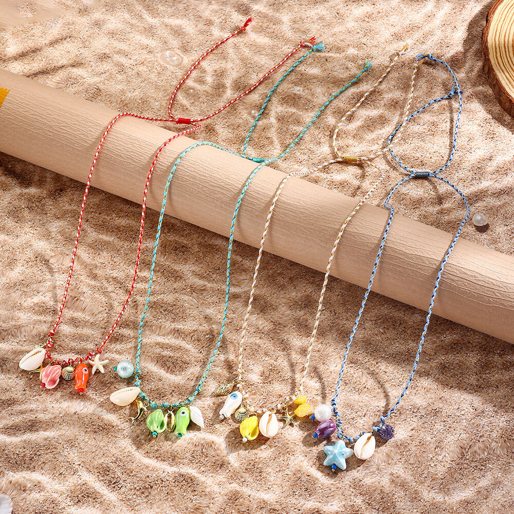 Oceanic Ceramics Alloy Pendant Necklaces Picture4