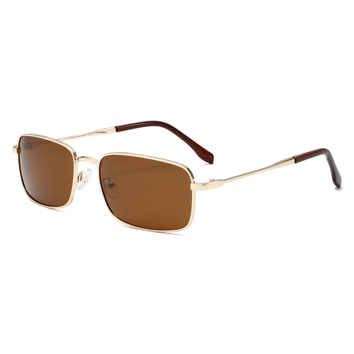 1 par de gafas de sol de PC de color sólido informales de serie simple para mujer