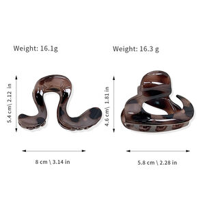 Simple Series Casual Leopard Print Resin Women's Hair Claws h5 Picture5