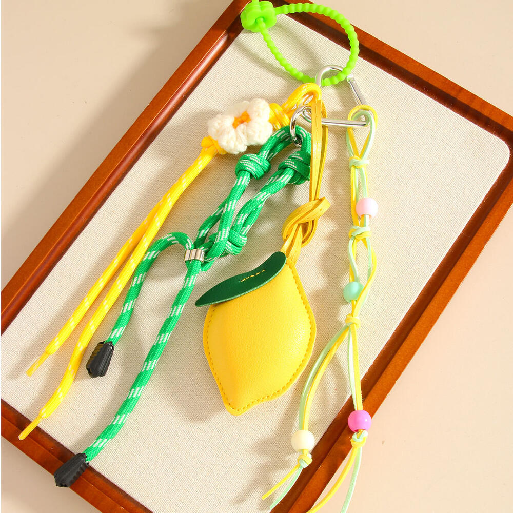 Vivid Lemon Yellow Series Women's Bag Charms h5Picture5