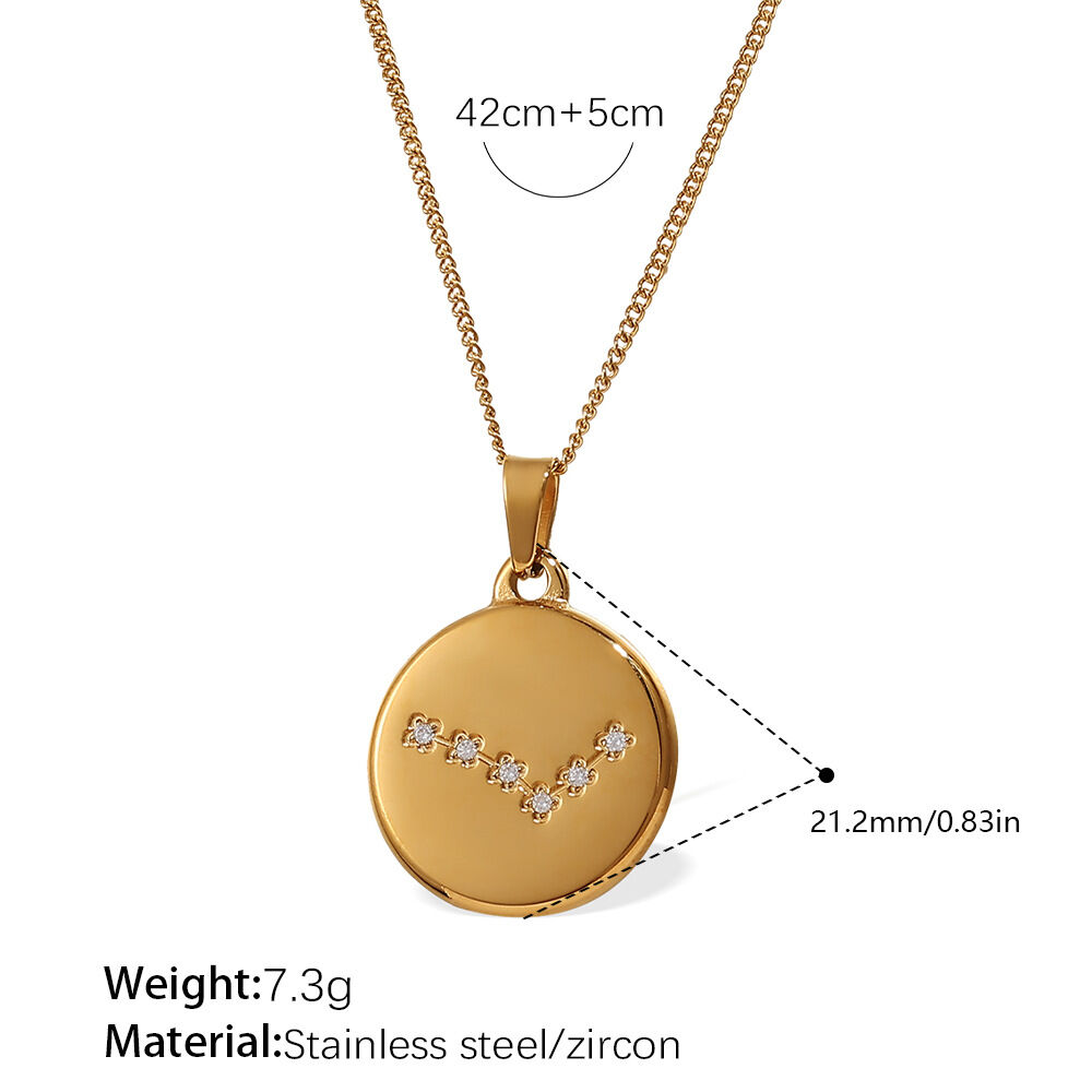 XL444WEG2 Collana in oro Pesci Immagine2