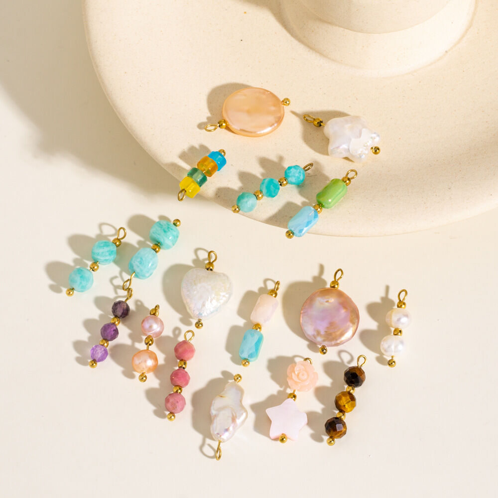 1 Pair Simple Series Sweet Droplet Natural Stones Women's Pendants Picture2