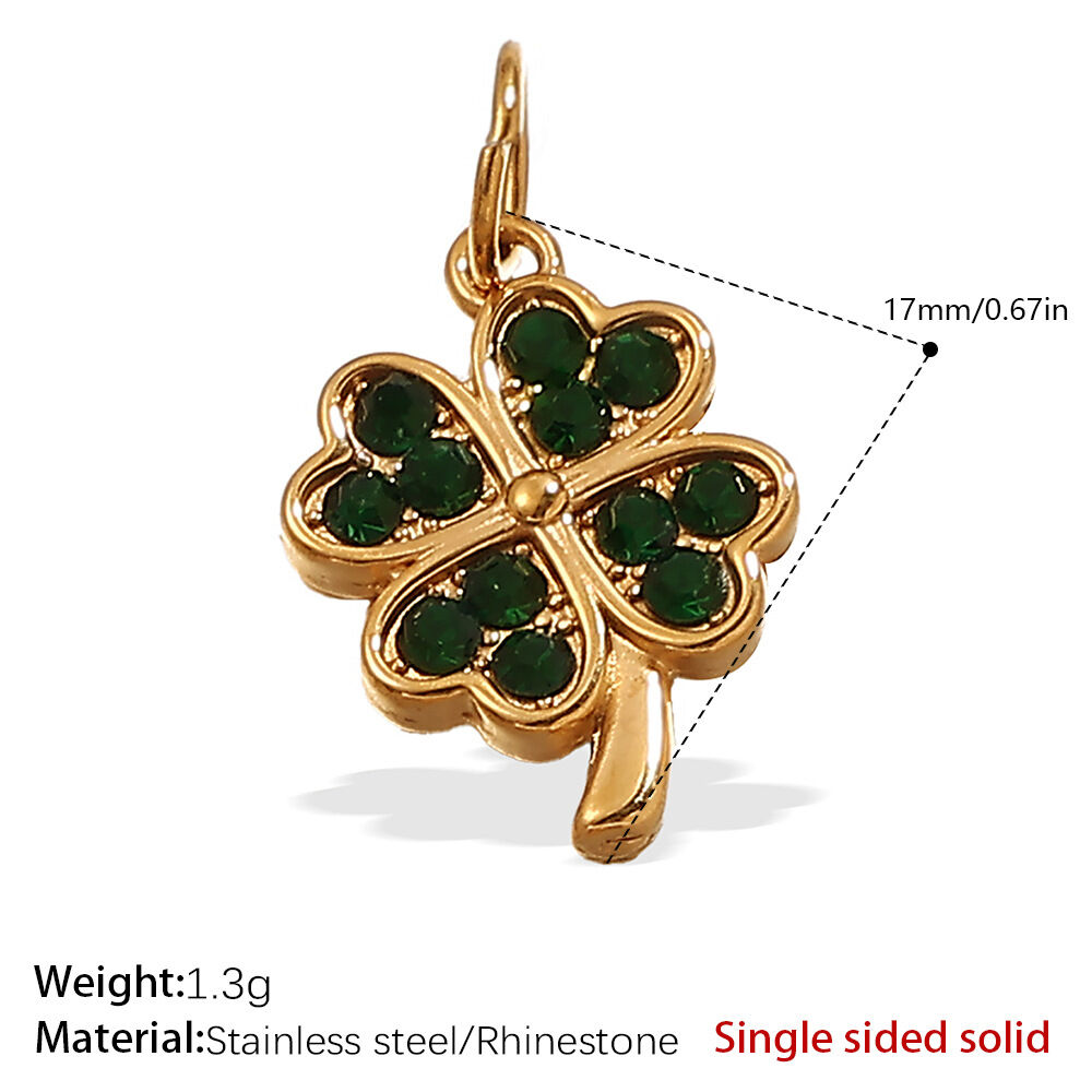 Pj342Gng Green Diamond Gold Pendant Picture10
