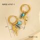Nmse-H747-1 Blue Conch Earrings Picture3