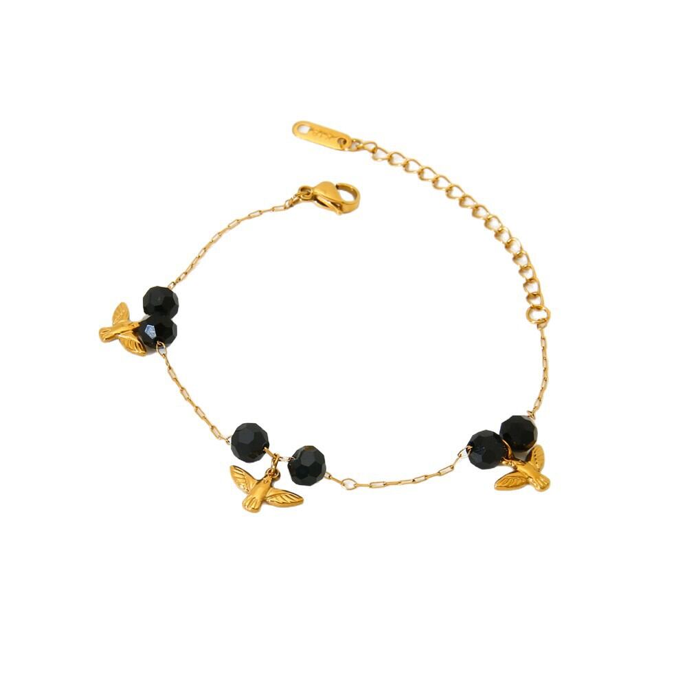 Modische, fruchtige Kirsch-Armbänder aus wasserdichtem Edelstahl für Damen Bild5