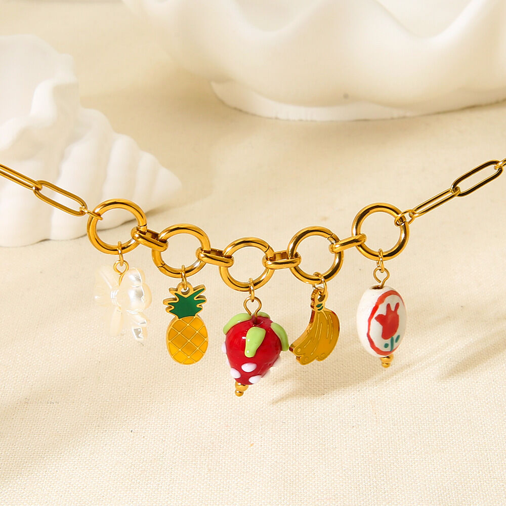 Romantic Series Sweet Plant DIY Women's Pendant Necklaces 2