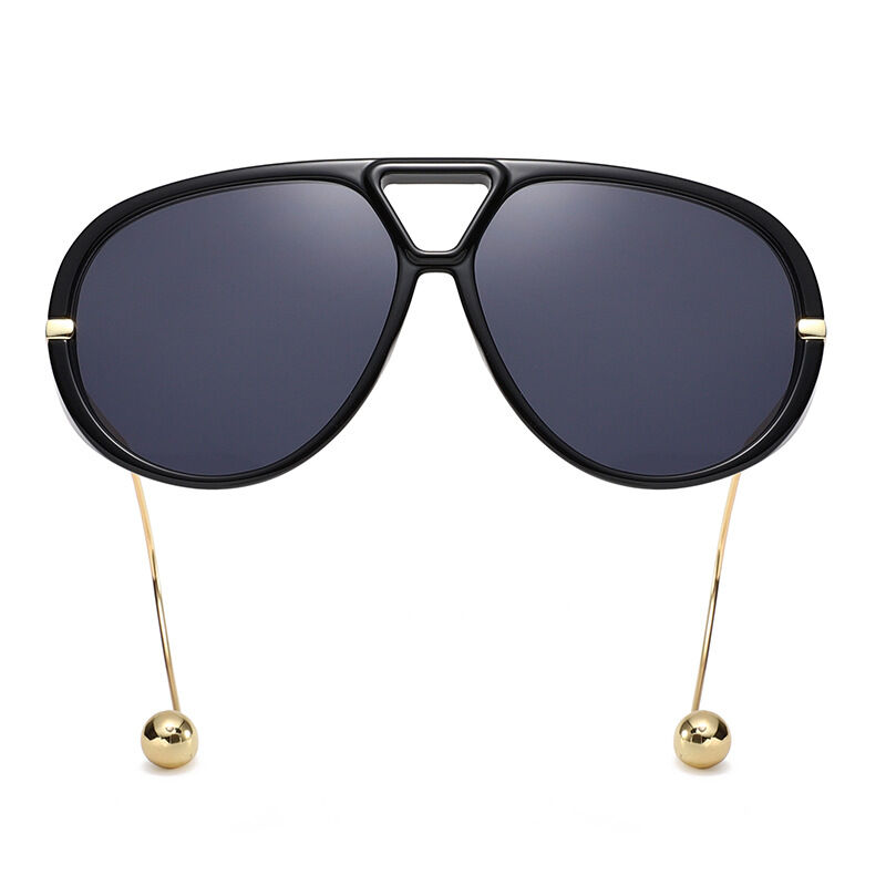 1 Pair Simple Series Punk Solid Color Metal Women's Sunglasses h5 Picture2