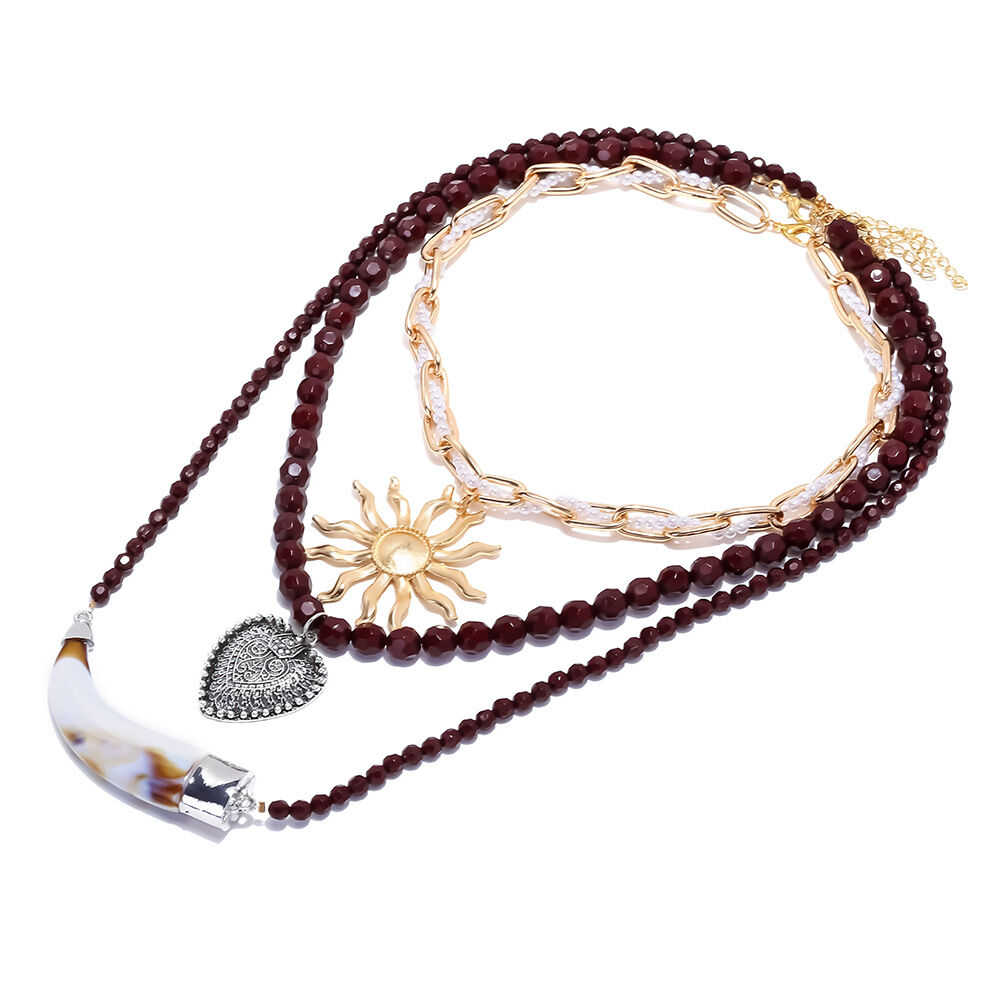 1 Set Statement Beaded Necklace h5 Picture2