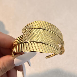 1 Stück wasserdichtes Armband aus Edelstahl in Goldfarbe h5