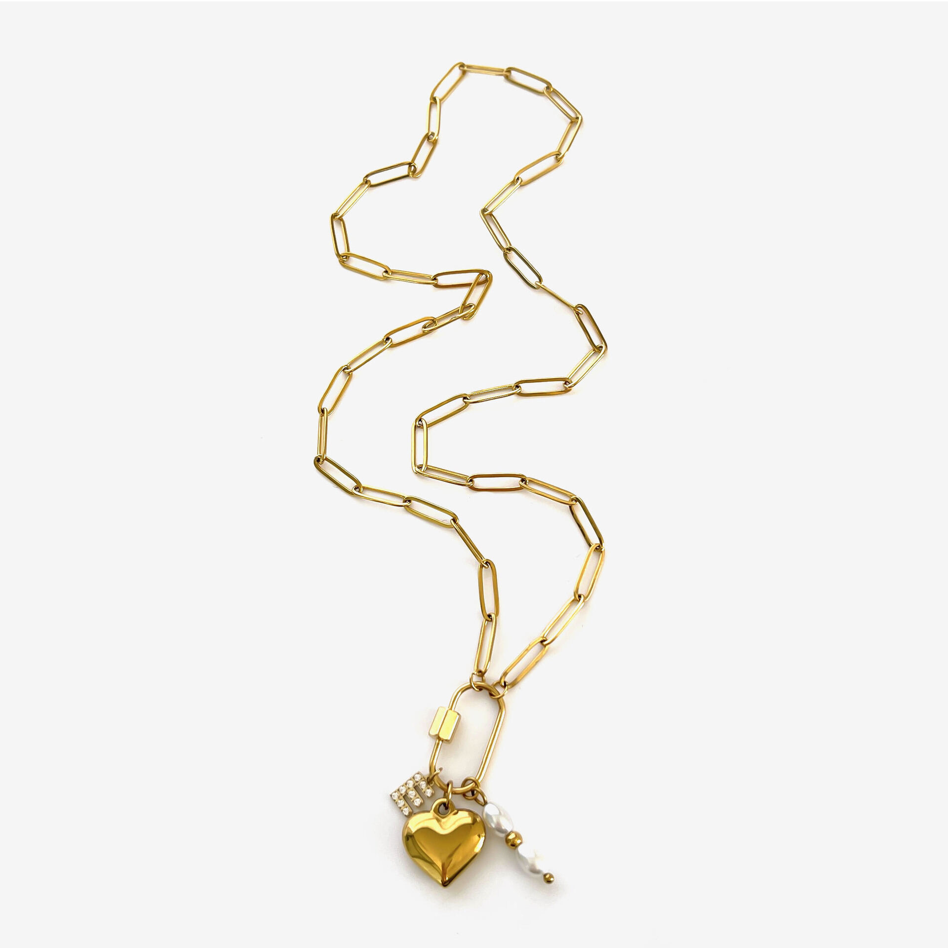 Letter E Necklace Picture7