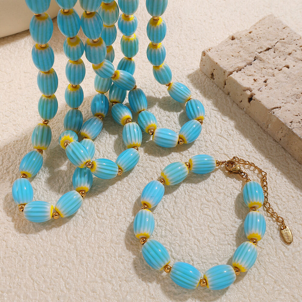 1 Piece Ceramic Beaded Necklace