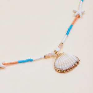 1 Piece Vacation Shell Stainless Steel Waterproof Women's Pendant Necklaces h5 Picture8