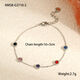Nmsb-G3110-2 Steel Bracelet With Colored Diamonds Picture9
