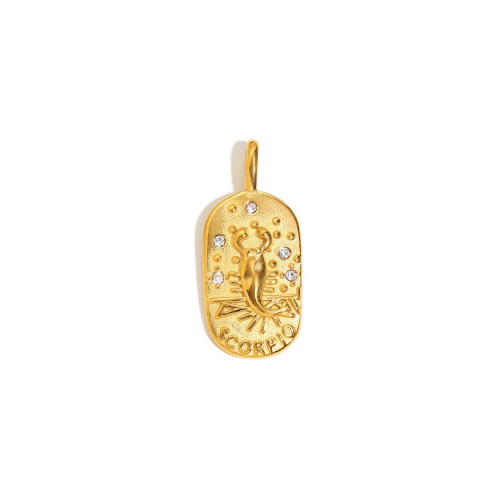 Constellation Pendant-Gold-Scorpio Picture9