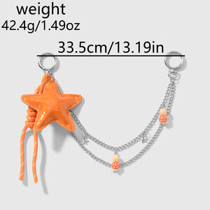 1 Piece Leather Five-pointed Star Bag Charms h5 Picture2