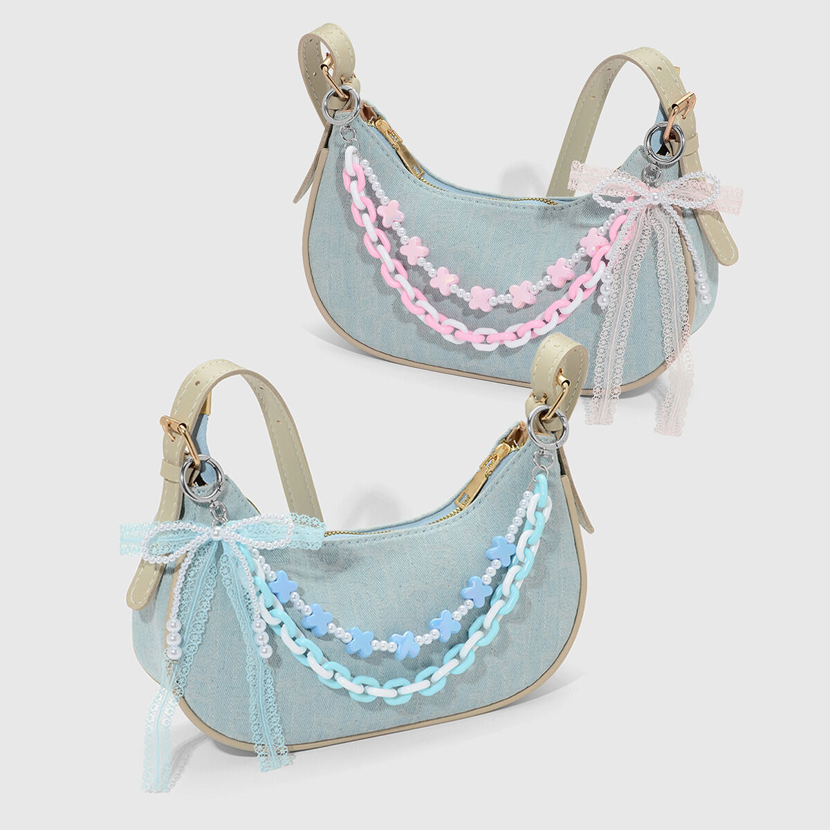 1 Piece Acrylic Chain Bag Charms