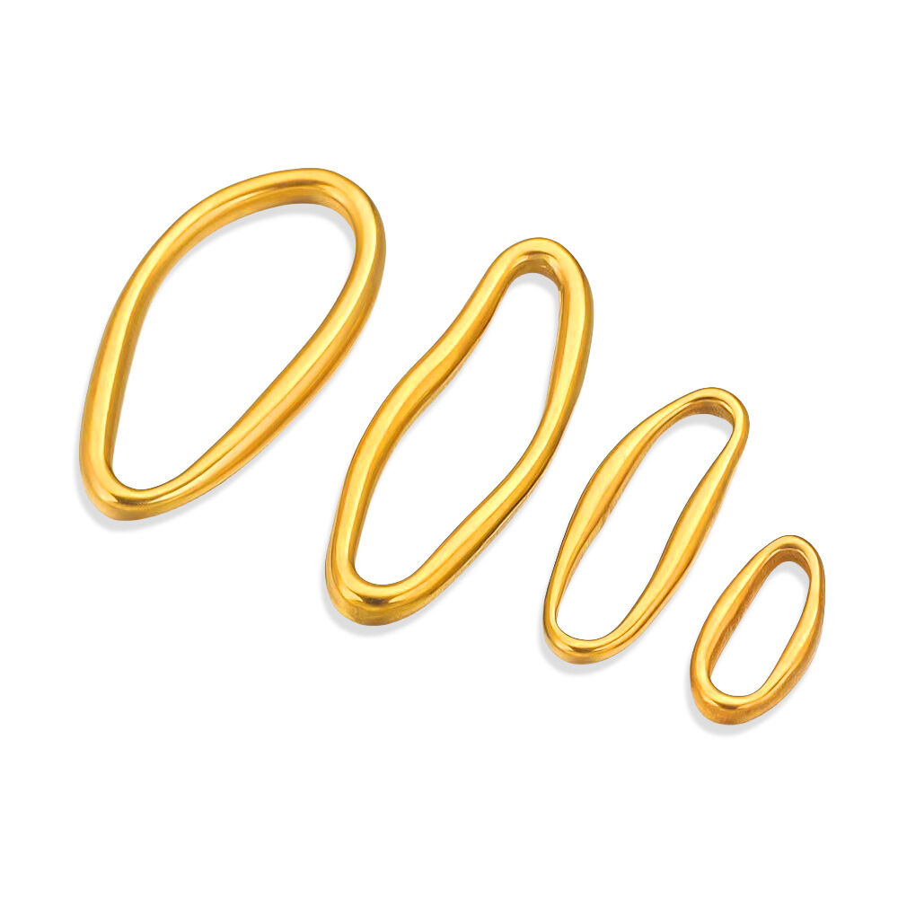 1 Piece Irregular DIY  Stainless Steel Waterproof Jewelry Charms Picture4
