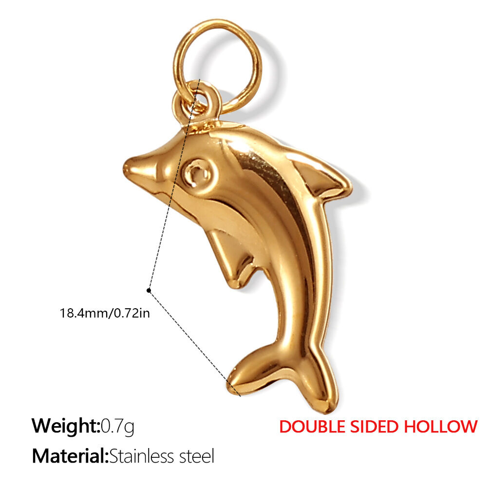 Pj265G Double-Sided Hollow Gold Pendant Picture3