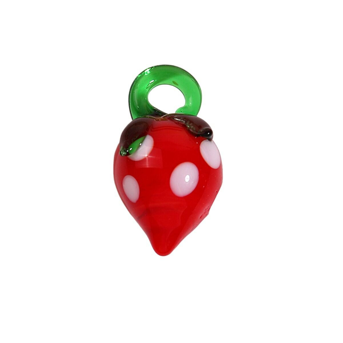 1 Piece Simple Series Cute Plant Glass Jewelry Beads h5 