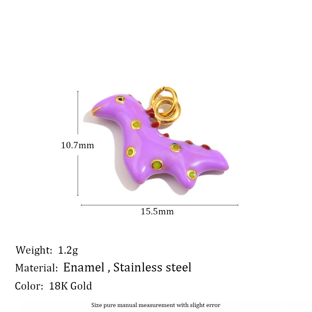 Oil Dripping Tyrannosaurus Pendant-Gold-1 Picture48