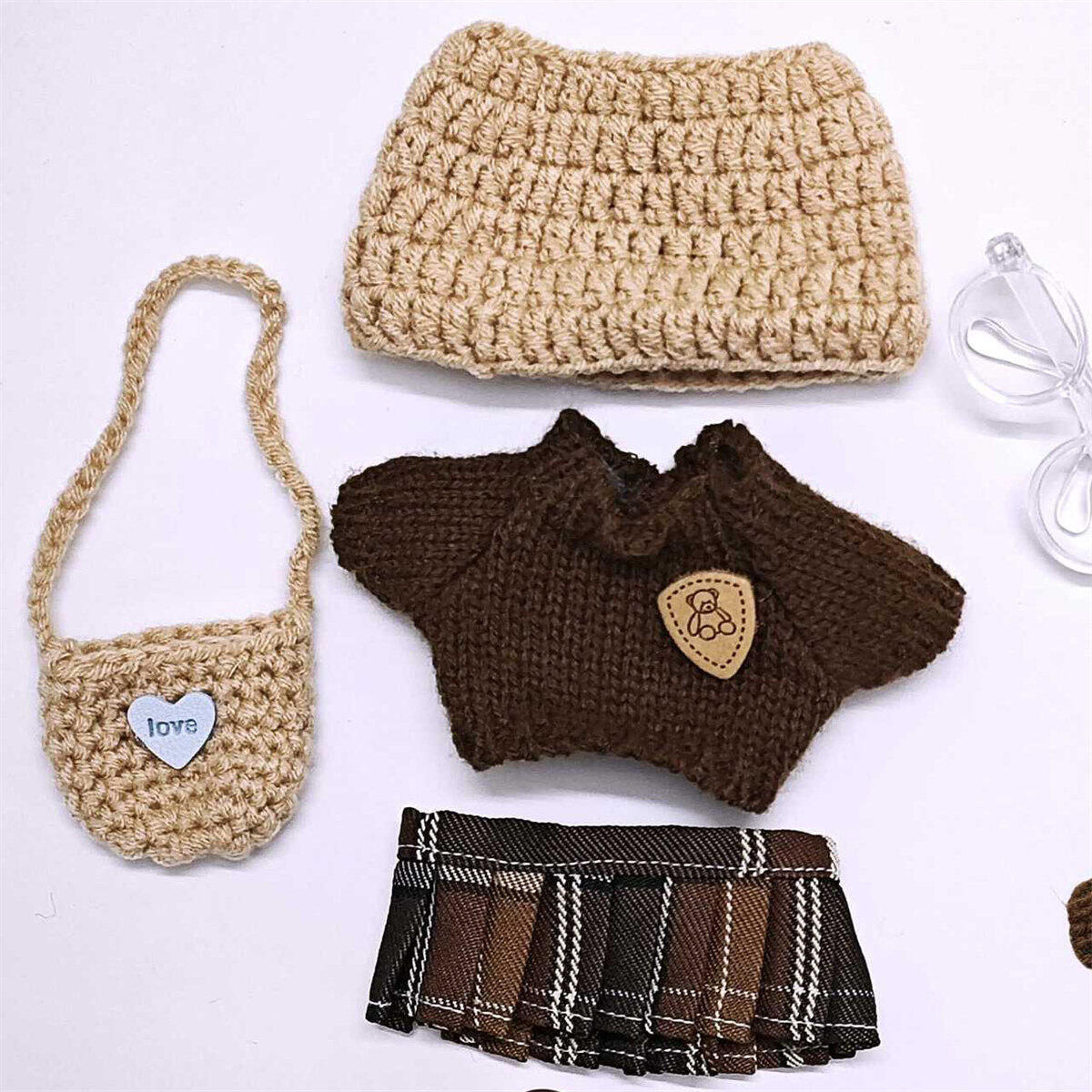 Brown Sweater Cute Clothes Set for Dolls (NO Doll) h5 Picture4