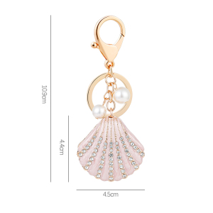1 Piece Shell Alloy Keychain h5 Picture2