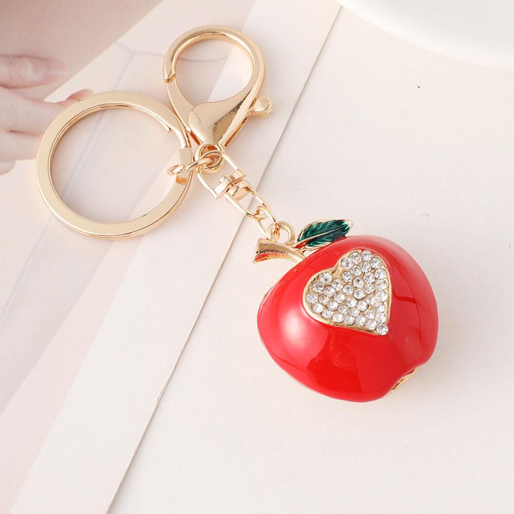 1 Piece Apple Alloy Keychain Picture4