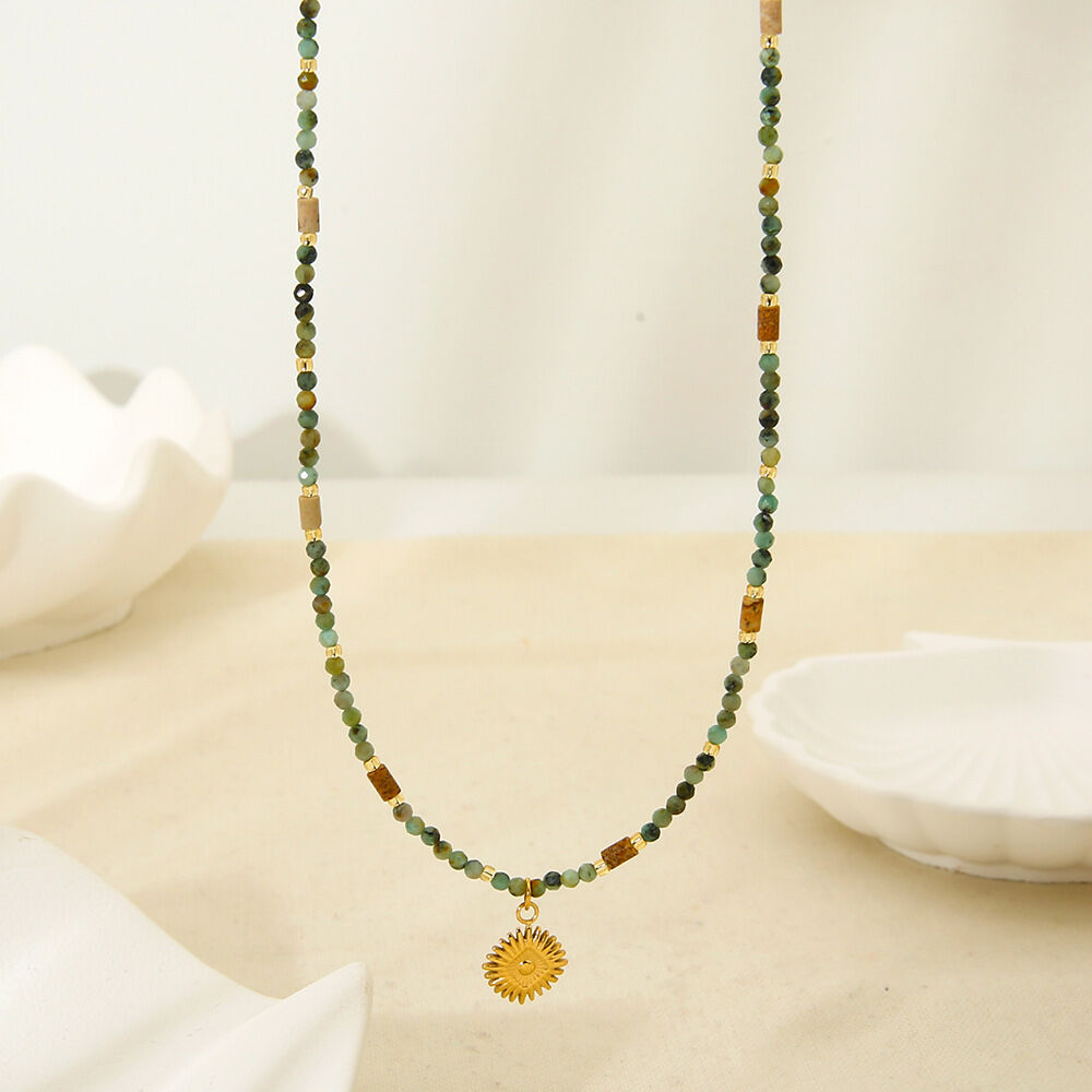 Collana con perline di pietre naturali da 1 pezzo h5Immagine2