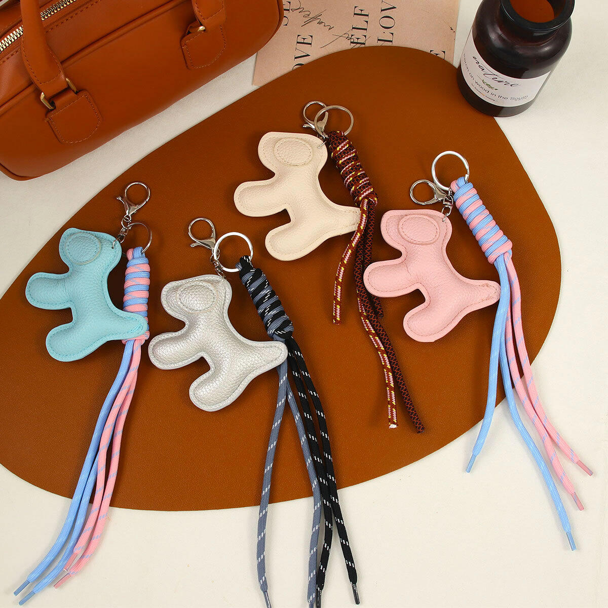 Pendentif polyvalent en PU à la mode et mignon sur le thème des animaux 2
