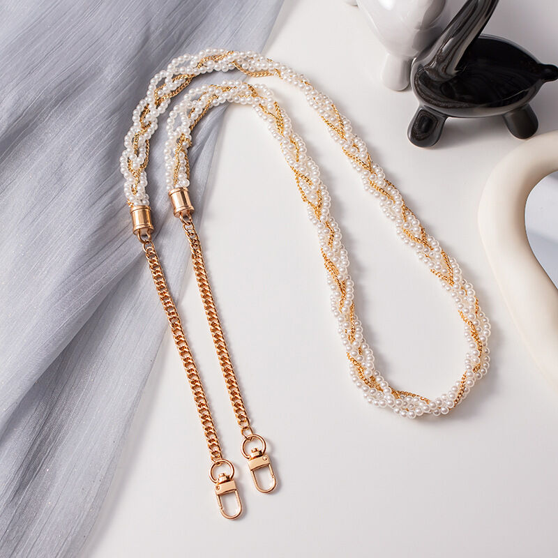 1 Piece Elegant Series Beads Aluminum Extension Chain Phone Strap Picture2