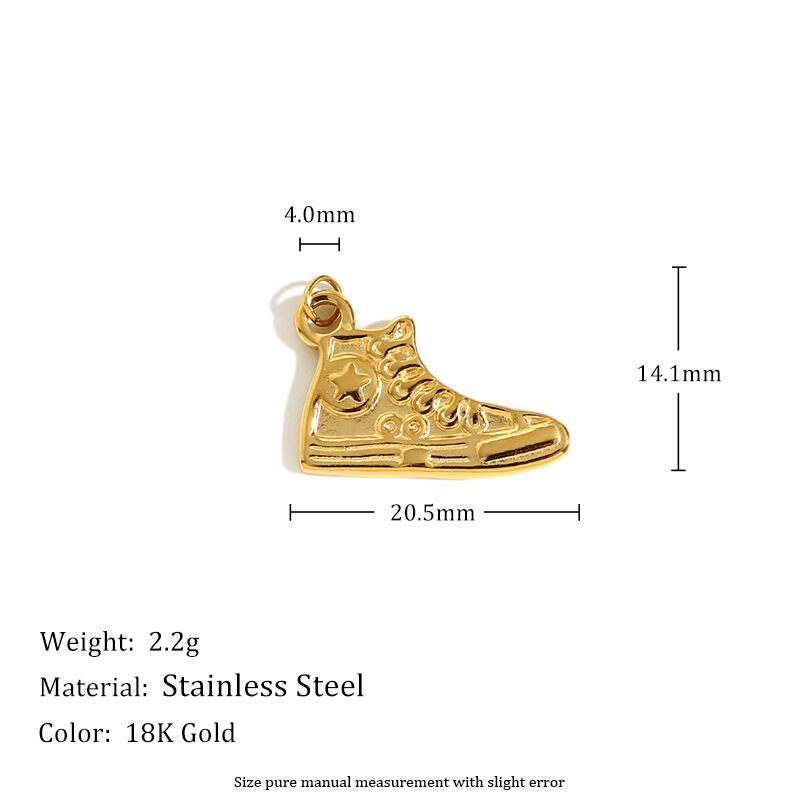 Canvas Shoes Pendant - Gold Picture26