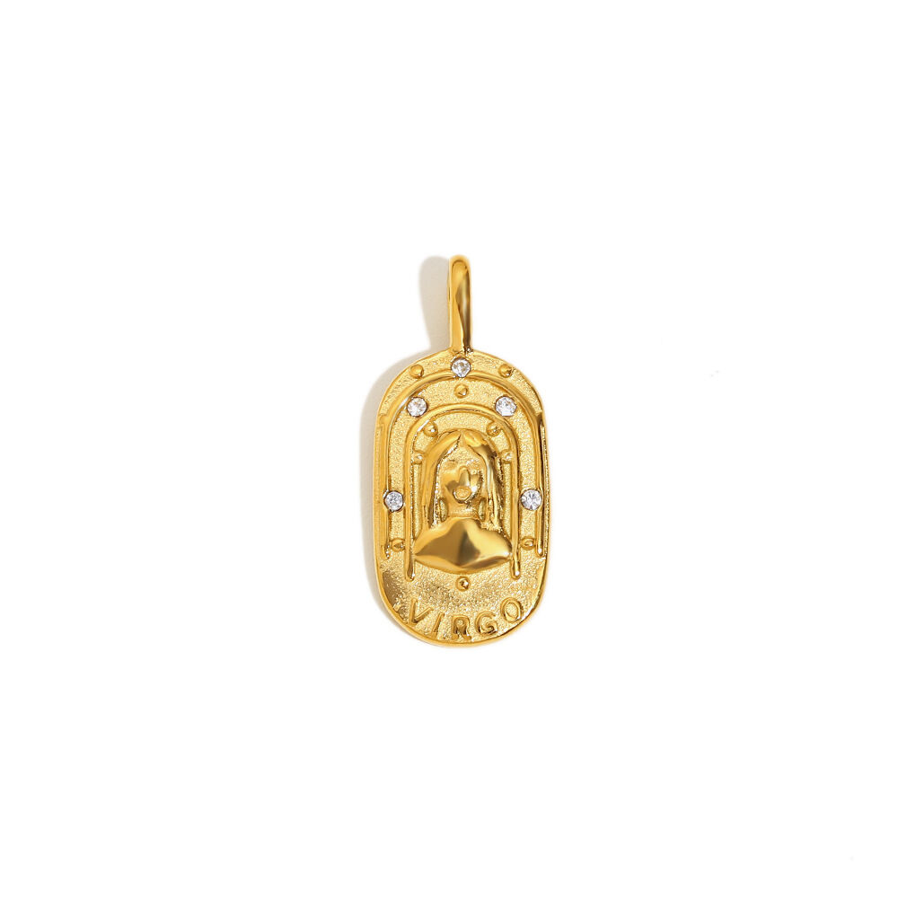 Constellation Pendant-Gold-Virgo Picture10