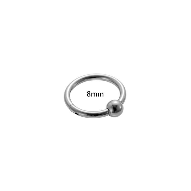 1 Piece Stainless Steel Waterproof Gold Color Zircon Piercings Earring h5Picture2