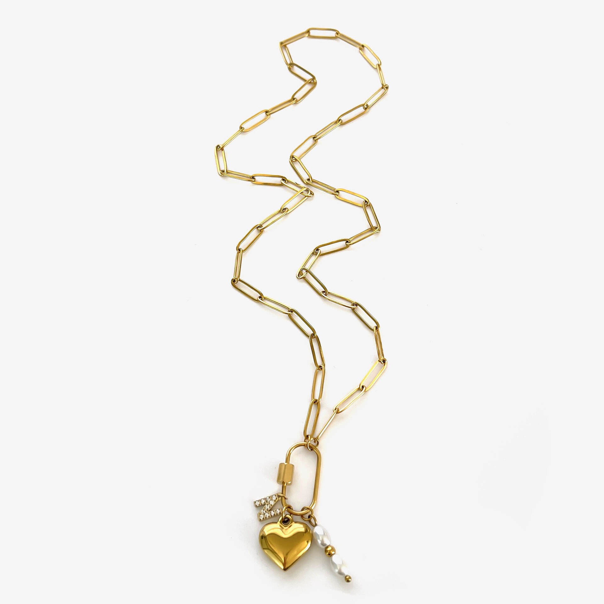 Letter N Necklace Picture16
