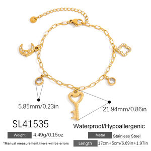 Luxurious Series Daily Turtle Stainless Steel Waterproof Women's Charm Bracelets h5 Picture2
